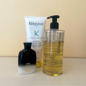 Luxury hair bundle - Kerastase, Oribe, Shu Uemura